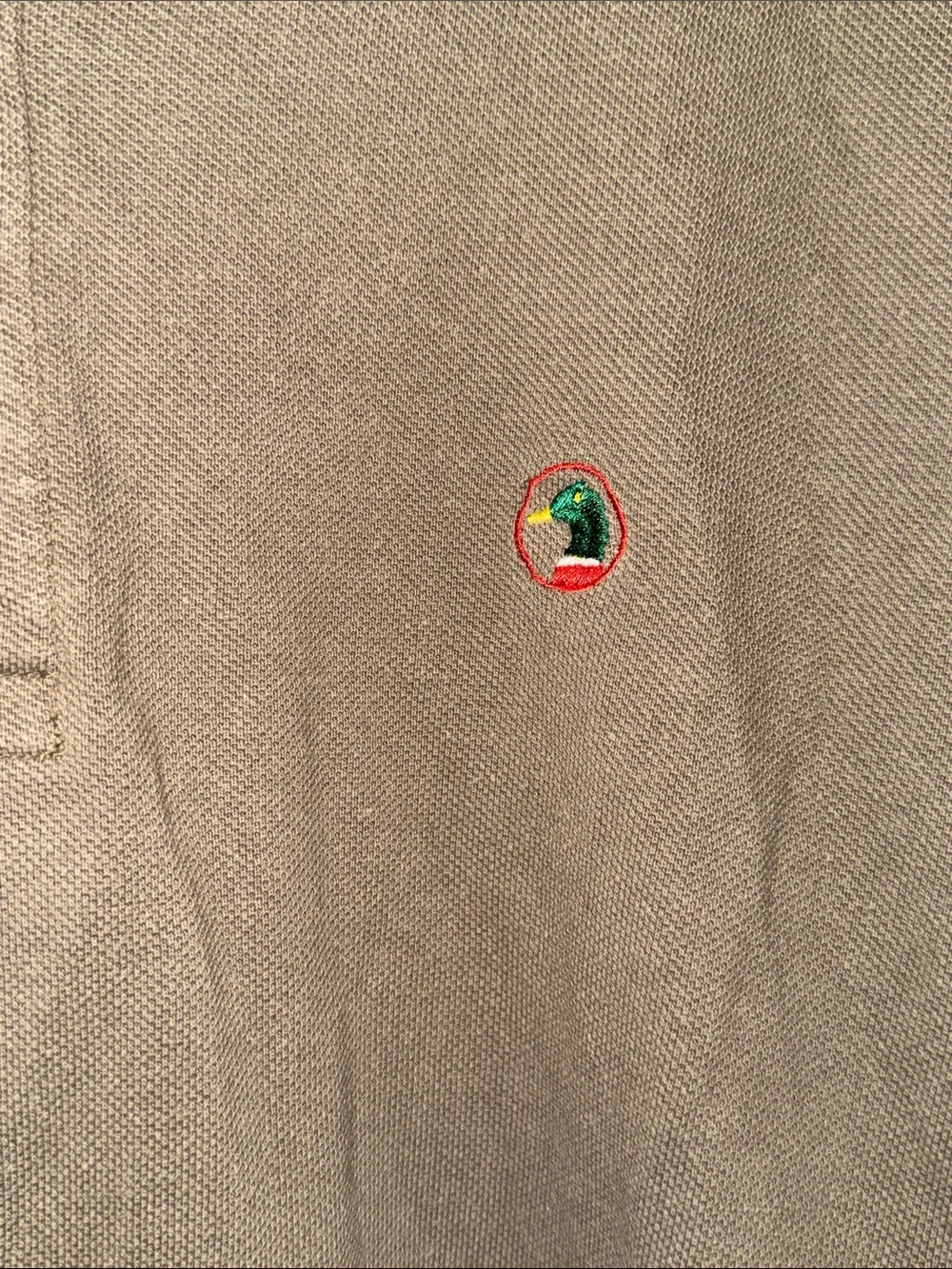 Duck Head Classic Men's Olive Brown Polo 1/2 Sleeve Shirt Size 2XLT 🔥 G9